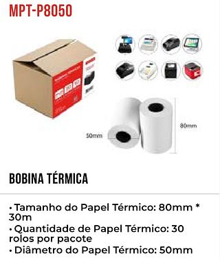 BOBINAS TERMICAS PARA IMPRESSORA TOMATE