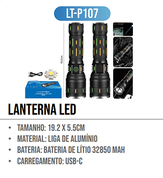 LANTERNA LED LUKTEK