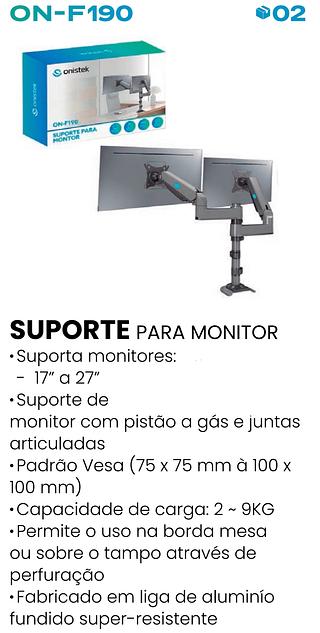 SUPORTE PARA MONTOR ONISTEK