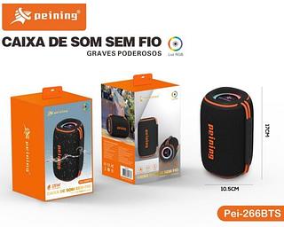 CAIXA DE SOM SEM FIO GRAVES PODEROSOS IPX6 PEINING