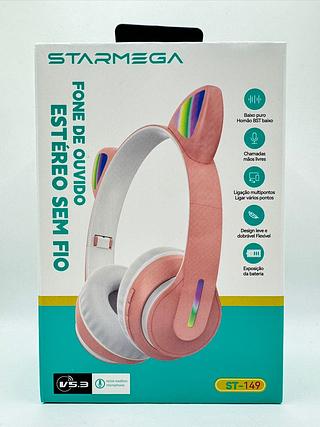 FONE DE OUVIDO ESTEREO SEM FIO STARMEGA