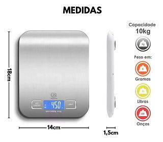 BALANÇA DIGITAL 10KG/1G OÁSIS MARKET