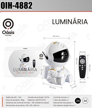 LUMINÁRIA ASTRONAUTA OÀSIS MARKET