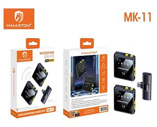 MICROFONE SEM FIO DUPLO AO MESMO TEMPO HMASTON