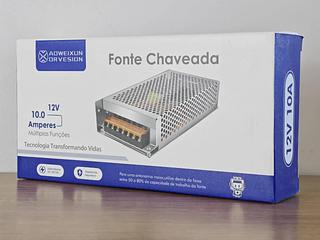 FONTE CHAVEADA ESTABILIZADA 12V 10.0 AMPERES AOWEIXUN ORVESION