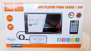 MP5 PLAYER PARA CARRO 1DIN 7 COR LEHMOX