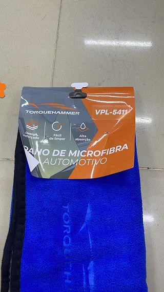 PANO DE MICROFIBRA AUTOMOTIVO 40X60CM TORQUEHAMMER