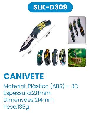 FACA CANIVETE PLASTICO(ABS)+3D 214MM LUATEK