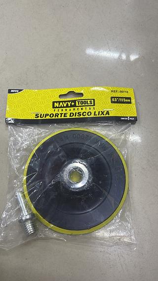 SUPORTE DISCO LIXA 4.5''/115MM NAVY+TOOLS