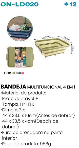 BANDEJA MULTIFUNCIONAL 4EM1 ONISTEK