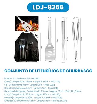 KIT DE CHURRASCO LUATEK