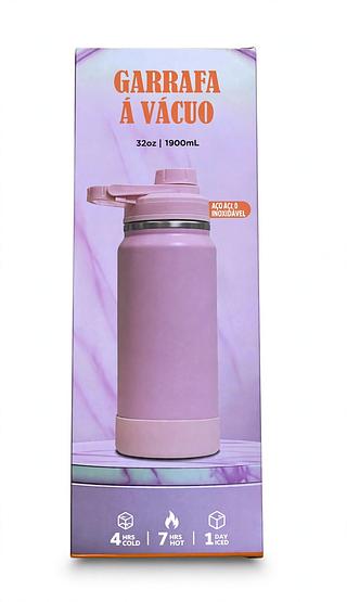 GARRAFA A VÁCUO AÇO INOXIDÁVEL DE ALTA QUALIDADE 1000ML