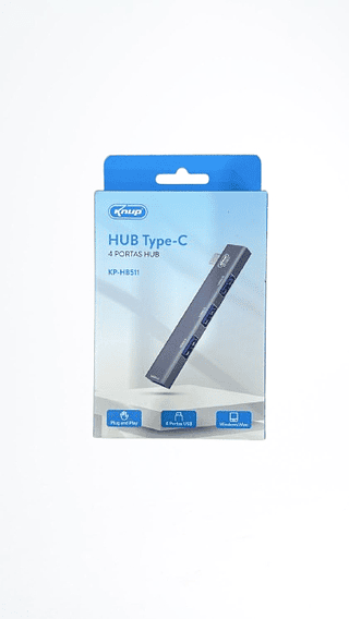 HUB TYPE-C 4 PORTAS HUB KNUP