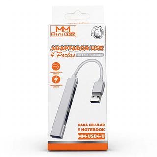 ADAPTADOR USB PARA CELULAR E NOTEBOOK MINIMEN