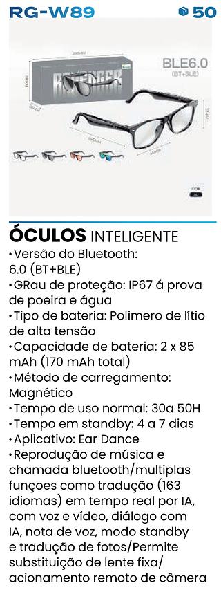 OCULOS INTELIGENTE 6.0(BT+BLE) REVENGER