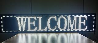 PAINEL DE LED DIGITAL BRANCO 203X11X40 STARMEGA