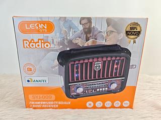RADIO 3 BAND RECEIVER FM/AM/SW/USB/TF/SD/AUX LEON GTS