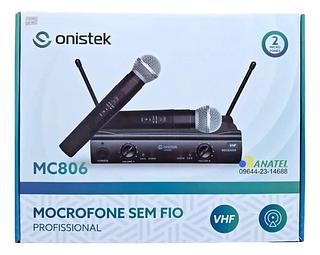 KIT DE MICROFONE SEM FIO PROFISSIONAL ONISTEK