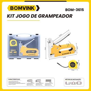 KIT JOGO DE GRAMPEADOR BOMVINK