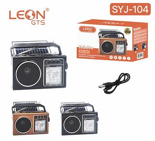 RADIO RECEPTOR FM/AM/SW1 CARTAO DE MEMORIA 8 BANDAS LEON GTS