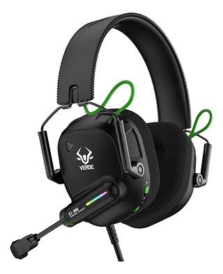 FONE DE OUVIDO GAMING HEADSET PROFISSIONAL 40MM VERDE