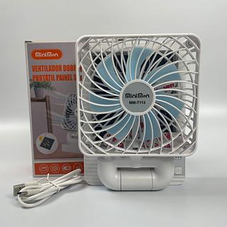 VENTILADOR DOBRAVEL PORTATIL PAINEL SOLAR MINIMEN