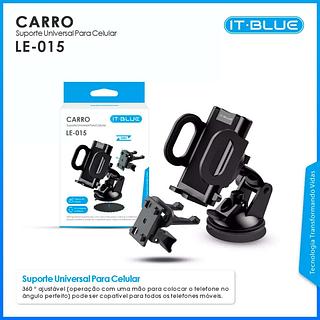 SUPORTEUNIVERSAL PARA CARRO E CELULAR ITBLUE