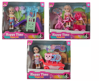 BONECA HAPPY TIME HAPPY LIFE C/ACESSORIOS
