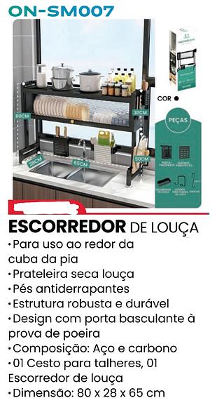 ESCORREDOR DE LOUÇA ONISTEK