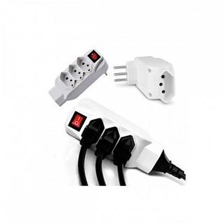 PLUG ADAPTADOR 4 SAIDAS COM INTERRUPTOR XTRAD