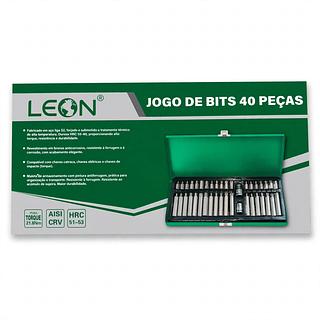JOGO DE BITS 40 PEÇAS LEON