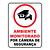 PLACA DE AVISO - AREA MONITORADA POR CAMERAS (1 UNIDADE) BOMVINK