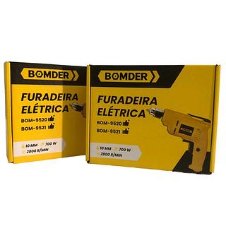 FURADEIRA ELETRICA 10MM 700W 2800R/MIN BOMDER