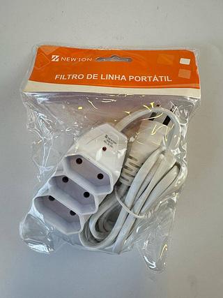 EXTENSÃO FILTRO DE LINHA PORTATIL NEW'ION