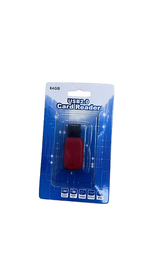 USB2.0 CARD READER LEITOR DE CARTAO DE MEMORIA 64GB