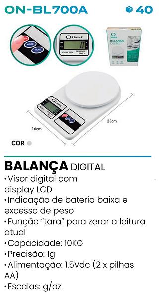 BALANÇA DIGITAL 10KG ONISTEK