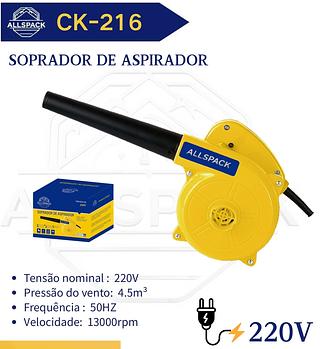 SOPRADOR DE ASPIRADOR 220V 13000RPM ALLSPACK