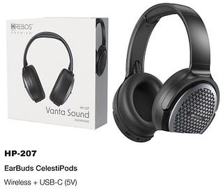 FONE DE OUVIDO VANTA SOUND HEADPHONE HREBOS