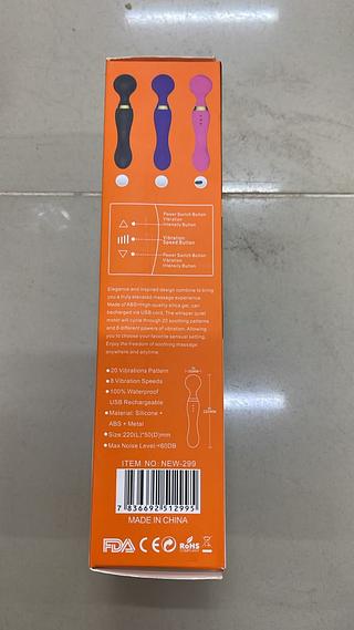 MASSAGE STICK DOUBLE VIBRATION NEW'ION
