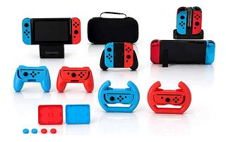 KIT DE ACESSORIOS PARA NINTENDO SWITCH 18 EM 1 KNUP