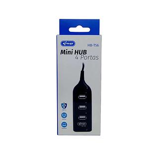 MINI HUB 4 PORTAS USB 2.0 KNUP