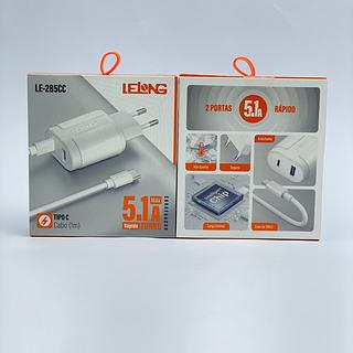 CARREGADOR TURBO 5.1MAX TIPO-C 1M LELONG