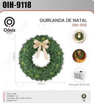 GUIRLANDA DE NATAL OASIS MARKET