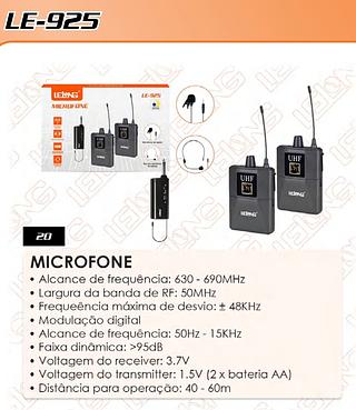 MICROFONE LELONG