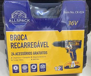 BROCA RECARREGAVEL 36V ALLSPACK