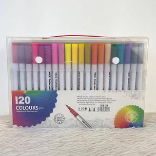 CANETINHA COLOURS PEN DOUBLE HEAD 120PÇS