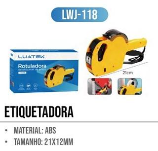 ROTULADORA ETIQUETADORA DE PREÇO LUATEK