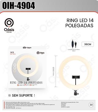 RING LED 14 POLEGADAS 36CM (COM TRIPÉ 2.1M) OÀSIS MARKET