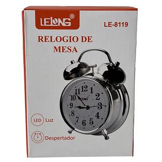 RELOGIO DE MESA COM LED DESPERTADOR LELONG