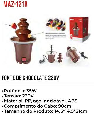 FONTE DE CHOCOLATA 35W 220V TOMATE
